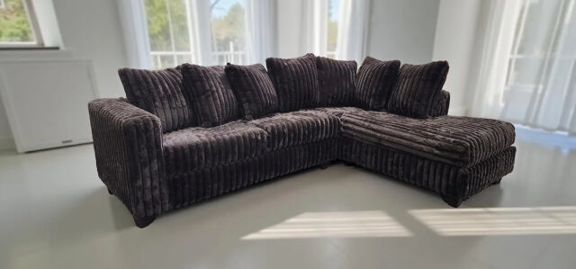 Gia Brown Right Arm Facing (RAF) Sectional