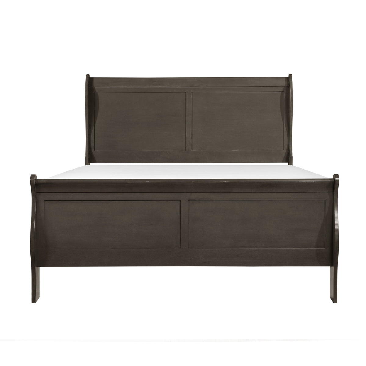 Mayville Stained Gray California King Sleigh Bed