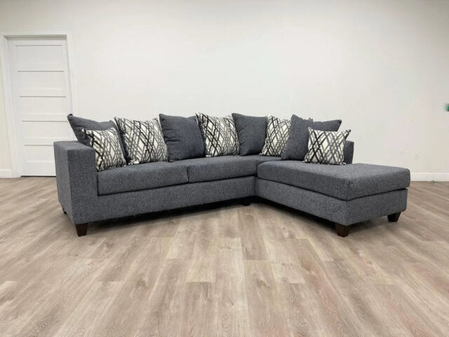 Monroe Steel Right Arm Facing (RAF) Sectional