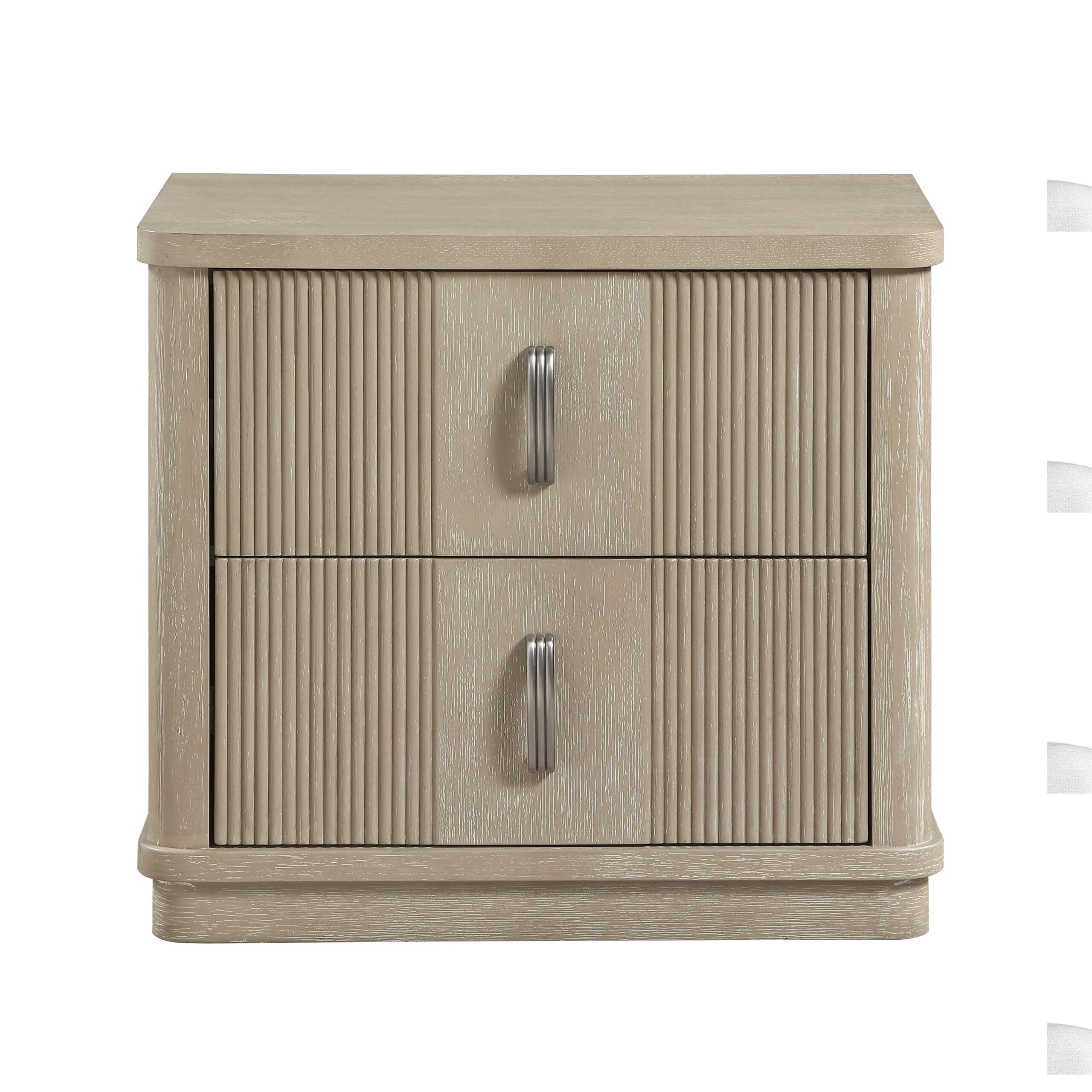 Ribbon Light Brown Nightstand