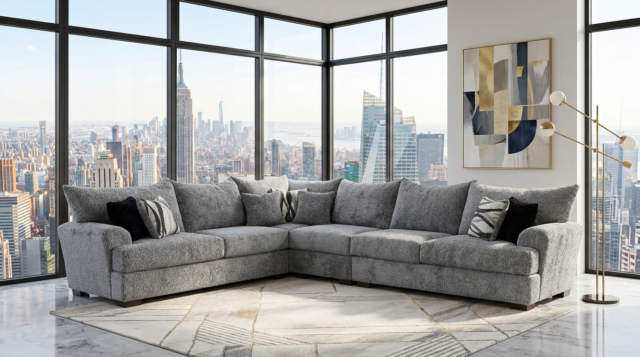 Rizz Grey Sectional