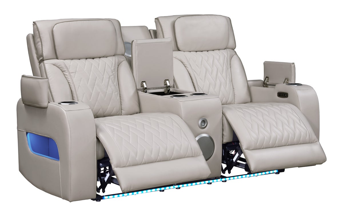 DUBAI 3PC Sand Power Reclining Set - Image 2