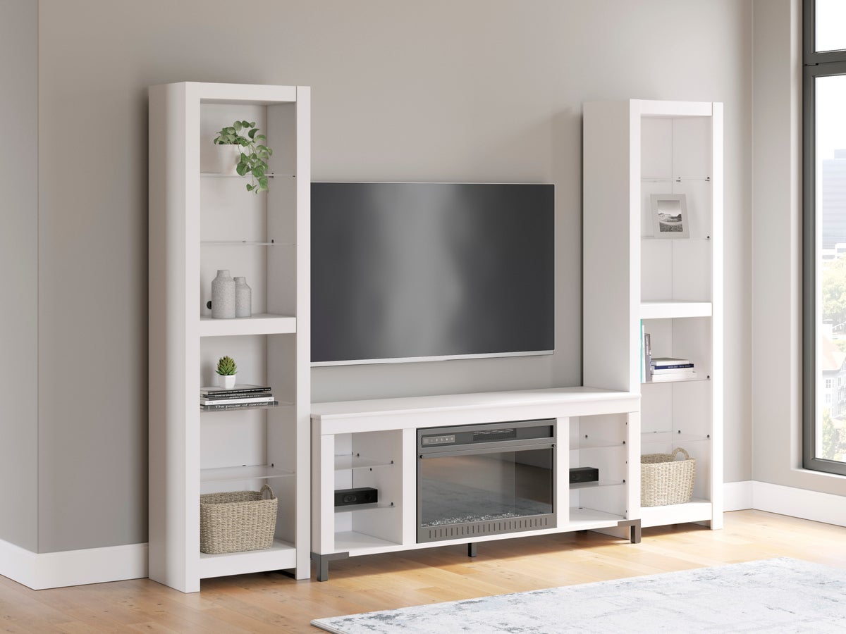 W2722 - TV Stand 59" L w/Fireplace (LED Lights)