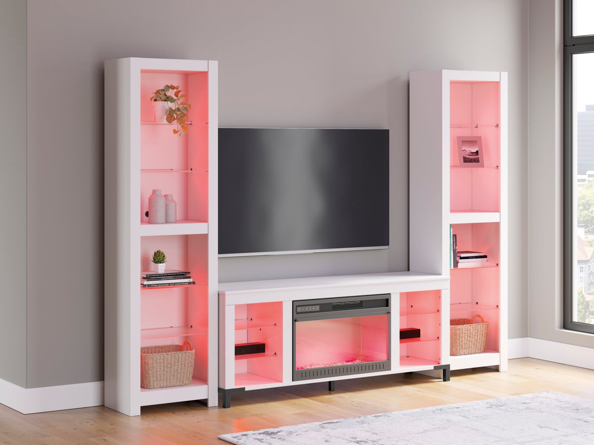 W2722 - TV Stand 59" L w/Fireplace (LED Lights) - Image 4