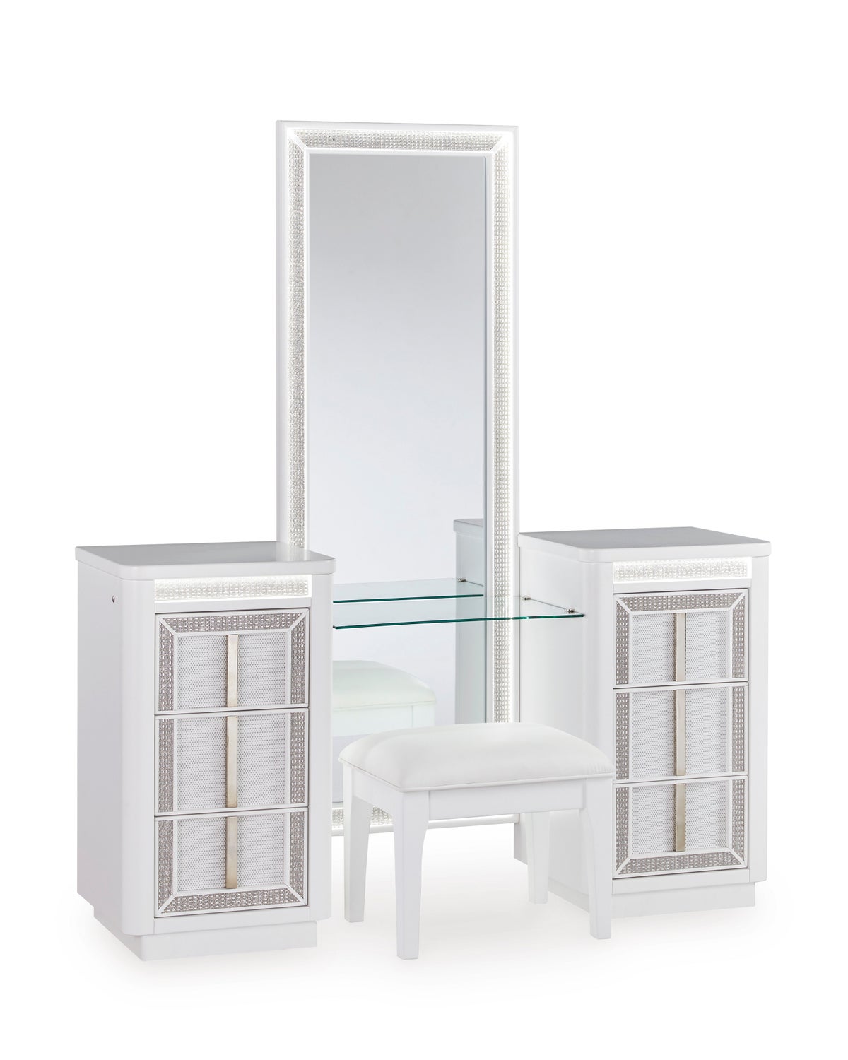 B822 - Vanity w/Stool (LED Lights) **ON SALE** - Image 2