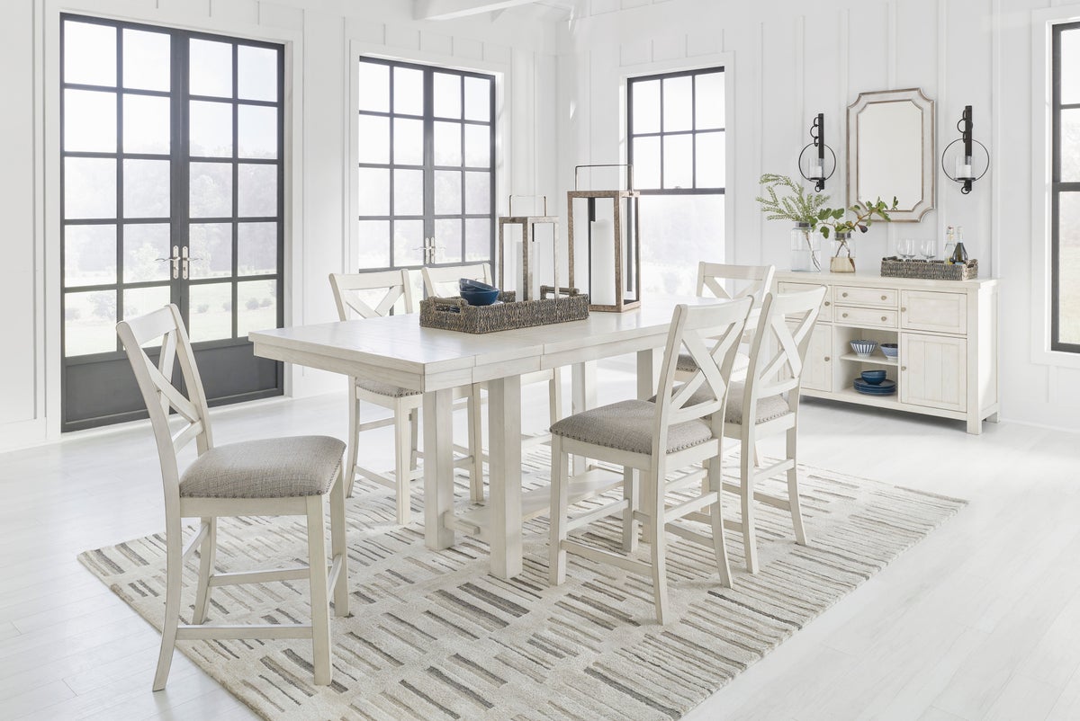 Ashley D642 Table & 6 Chairs Set