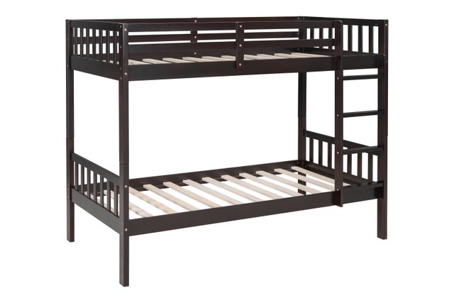 BB10 Twin/Twin Bunk Bed Espresso - Image 3