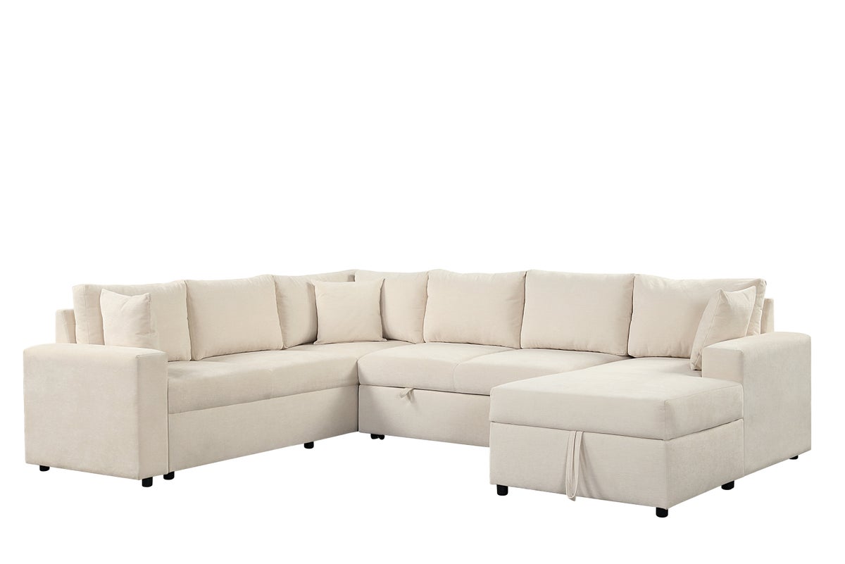 Forever2Sand Sectional With Pull-Out Bed
