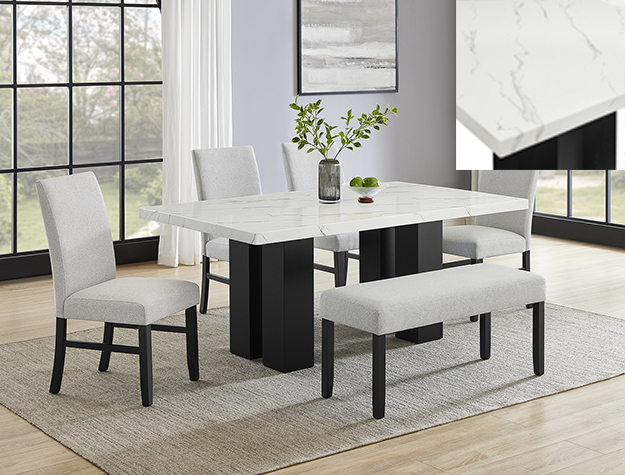 1312 Parkside Dove Dining Set
