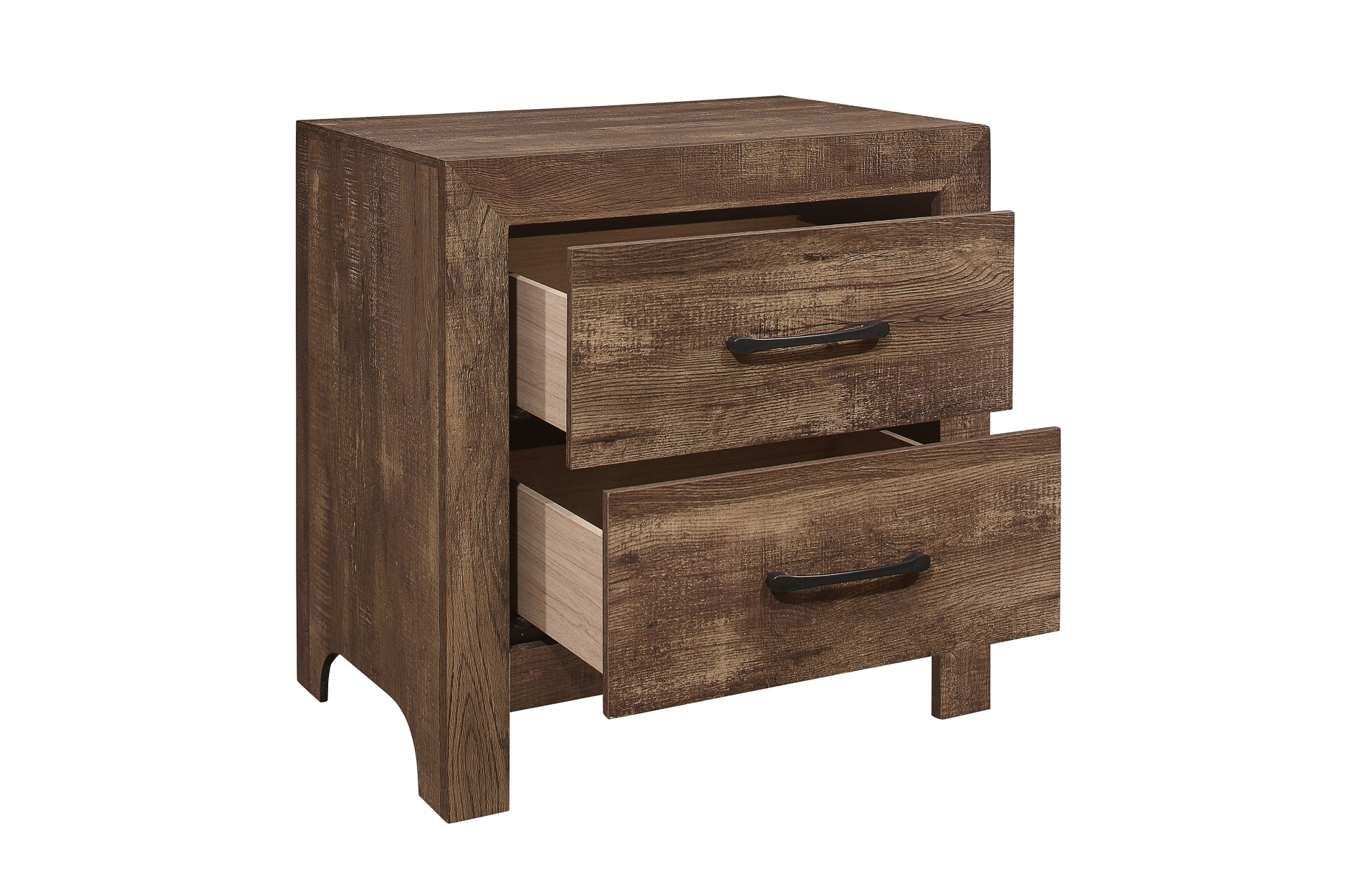 1534 Corbin Rustic Brown Bedroom Set