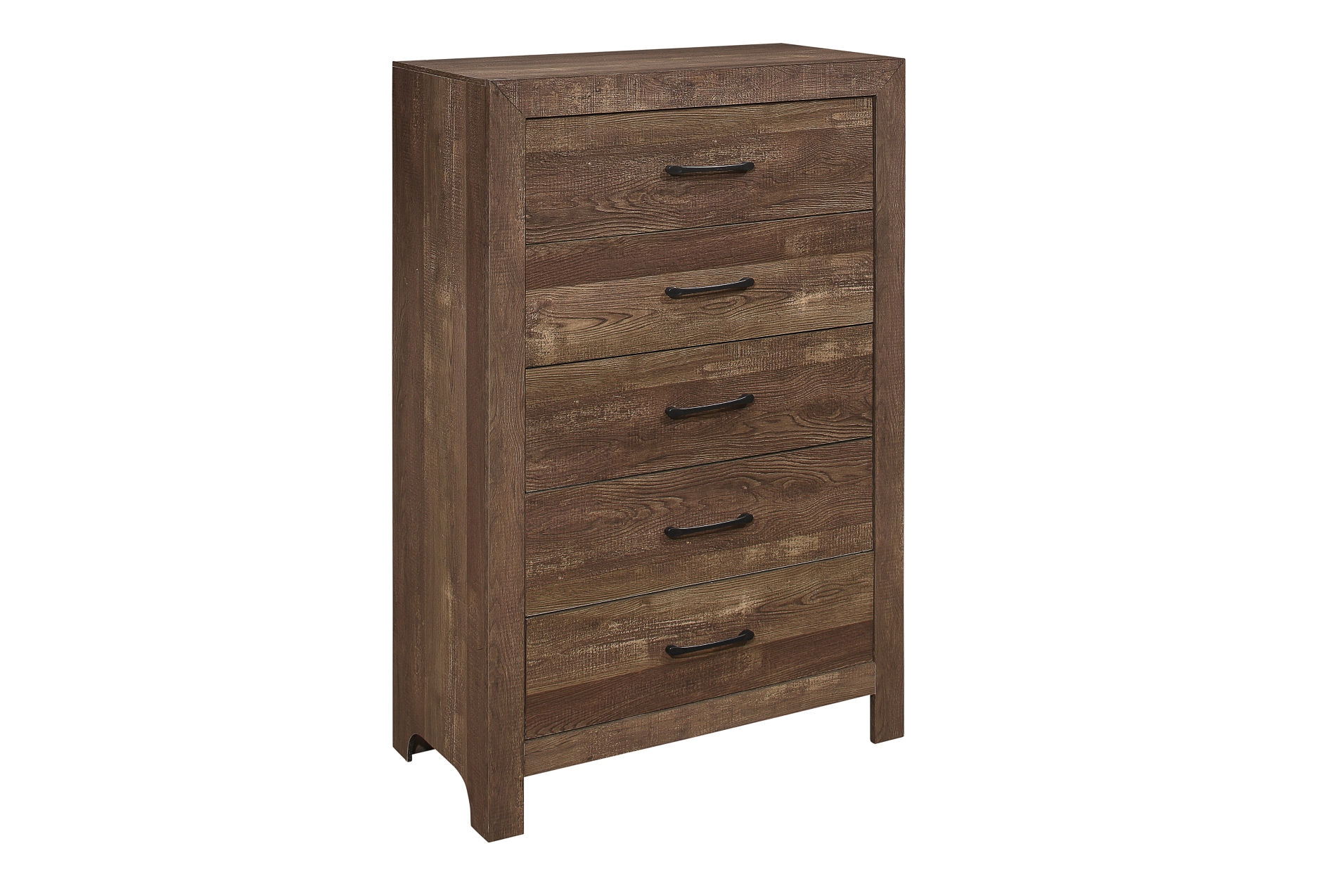 1534 Corbin Rustic Brown Bedroom Set