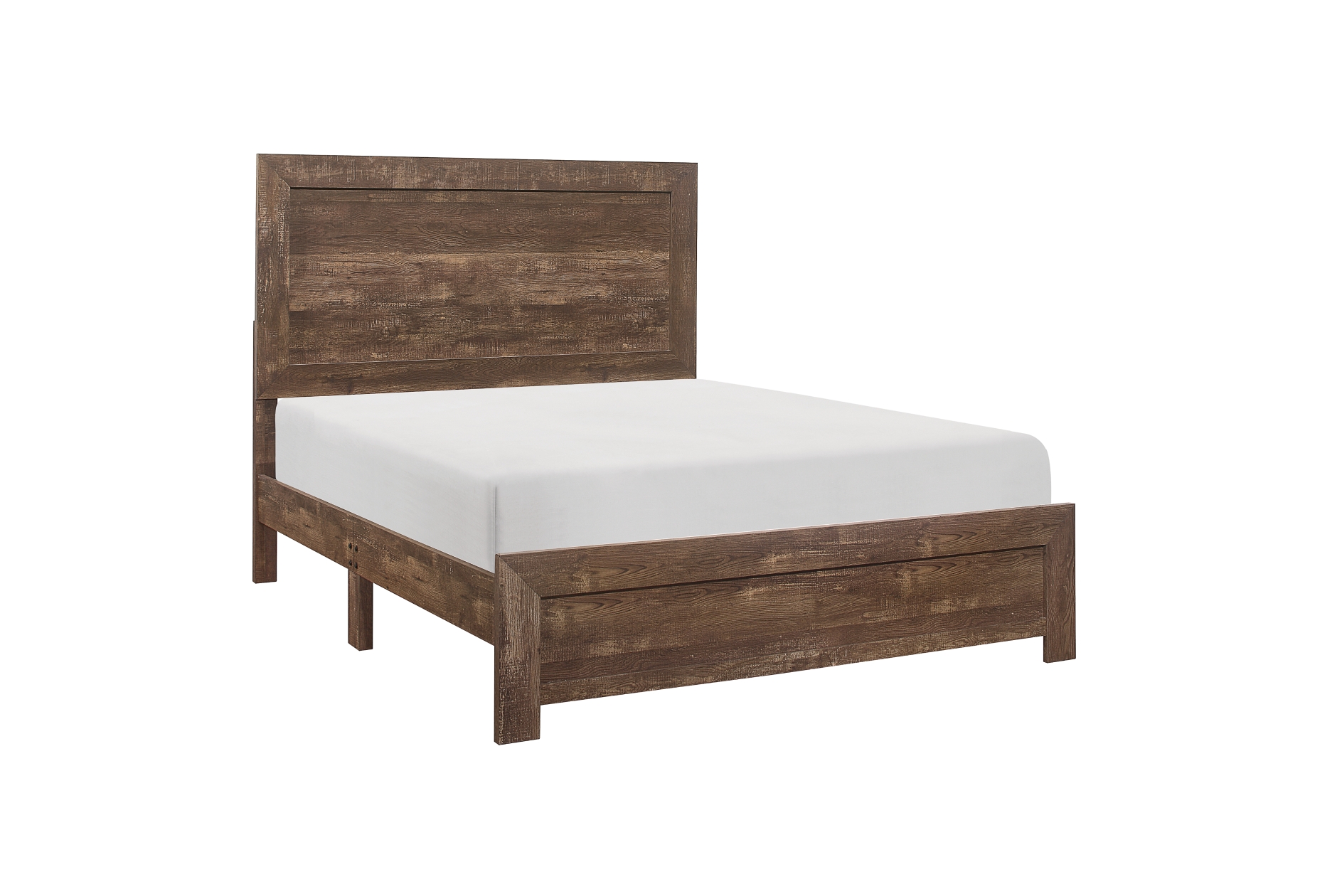 1534 Corbin Rustic Brown Bedroom Set