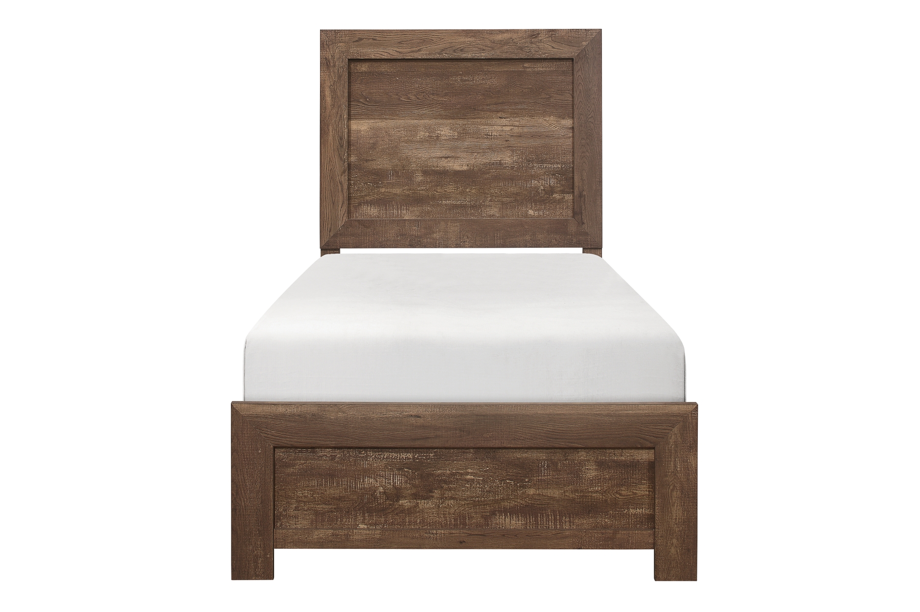 1534 Corbin Rustic Brown Bedroom Set