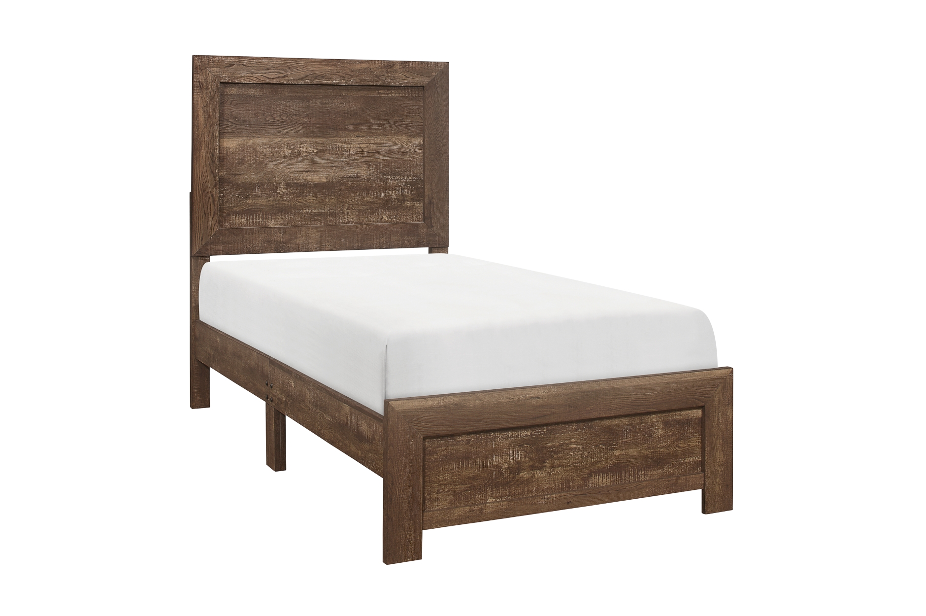 1534 Corbin Rustic Brown Bedroom Set