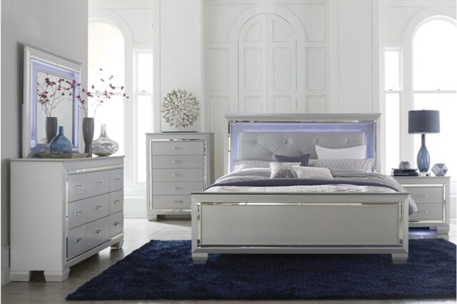 1916 Allura Silver Bedroom Set