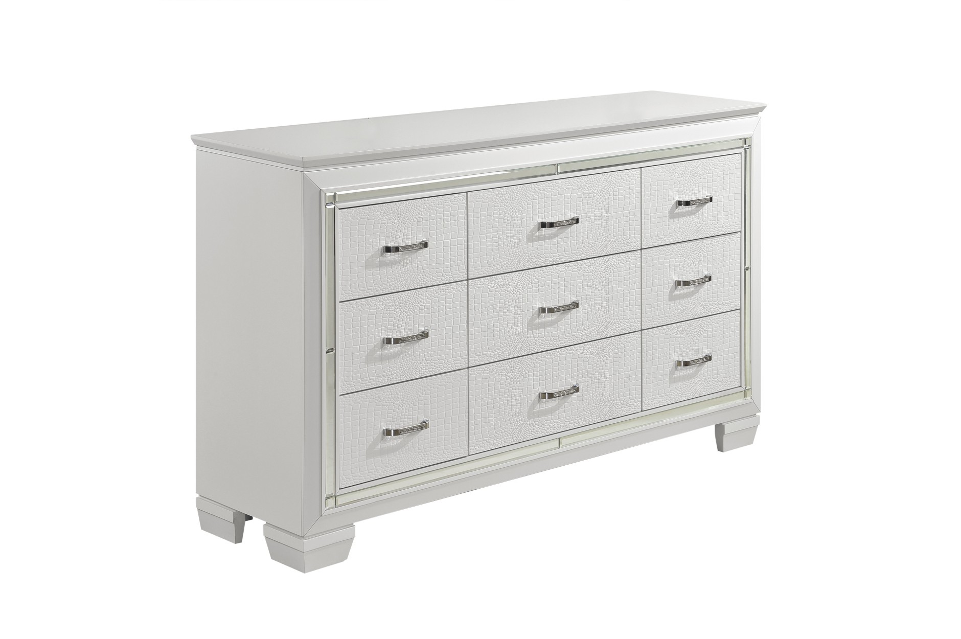 1916W Allura White Bedroom Set