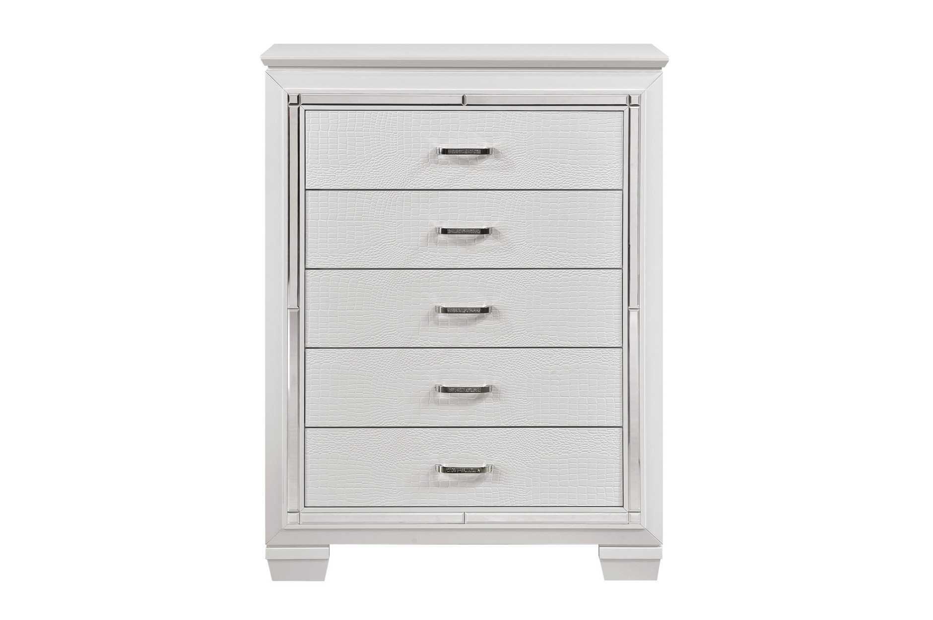 1916W Allura White Bedroom Set