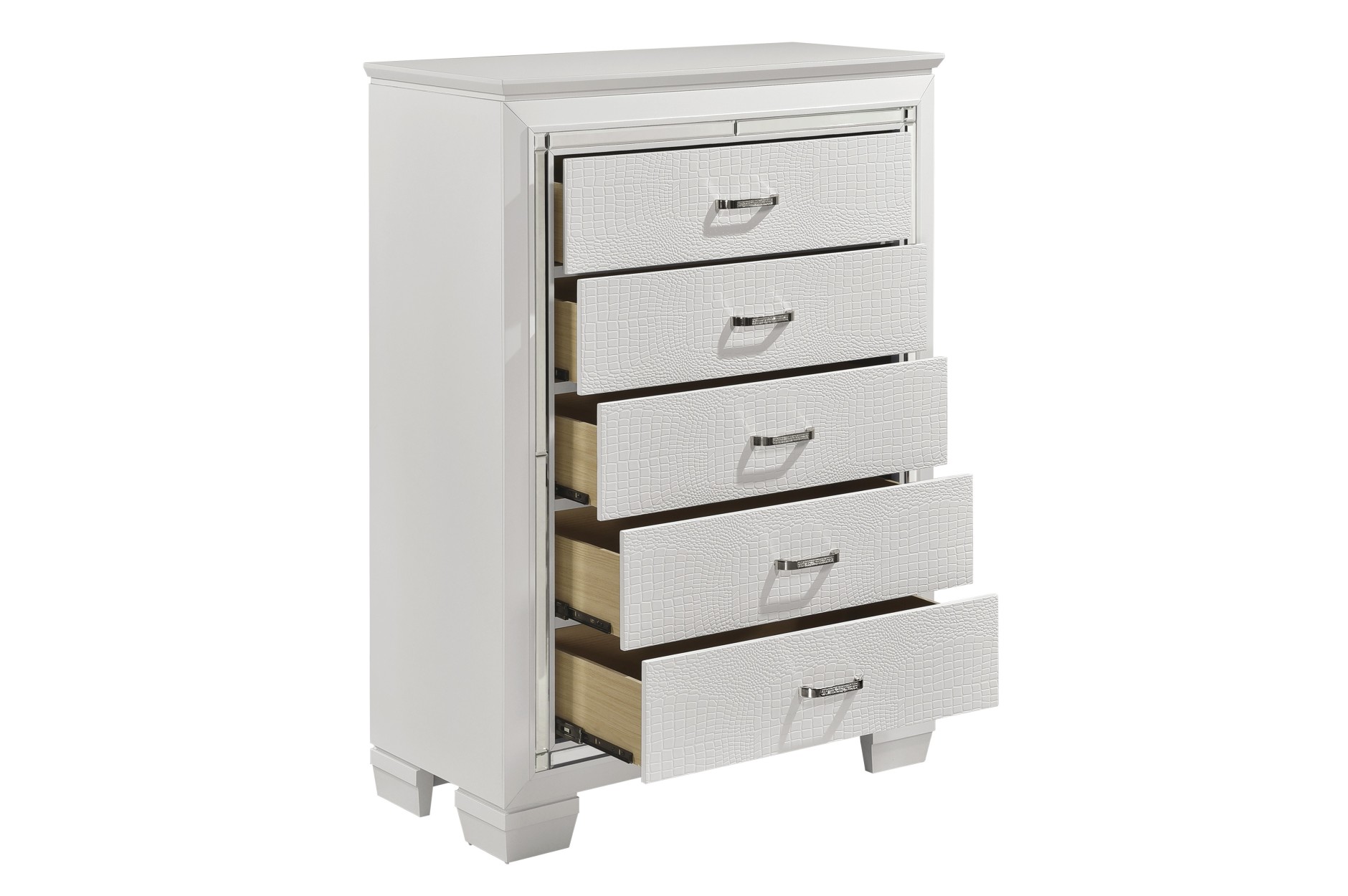 1916W Allura White Bedroom Set