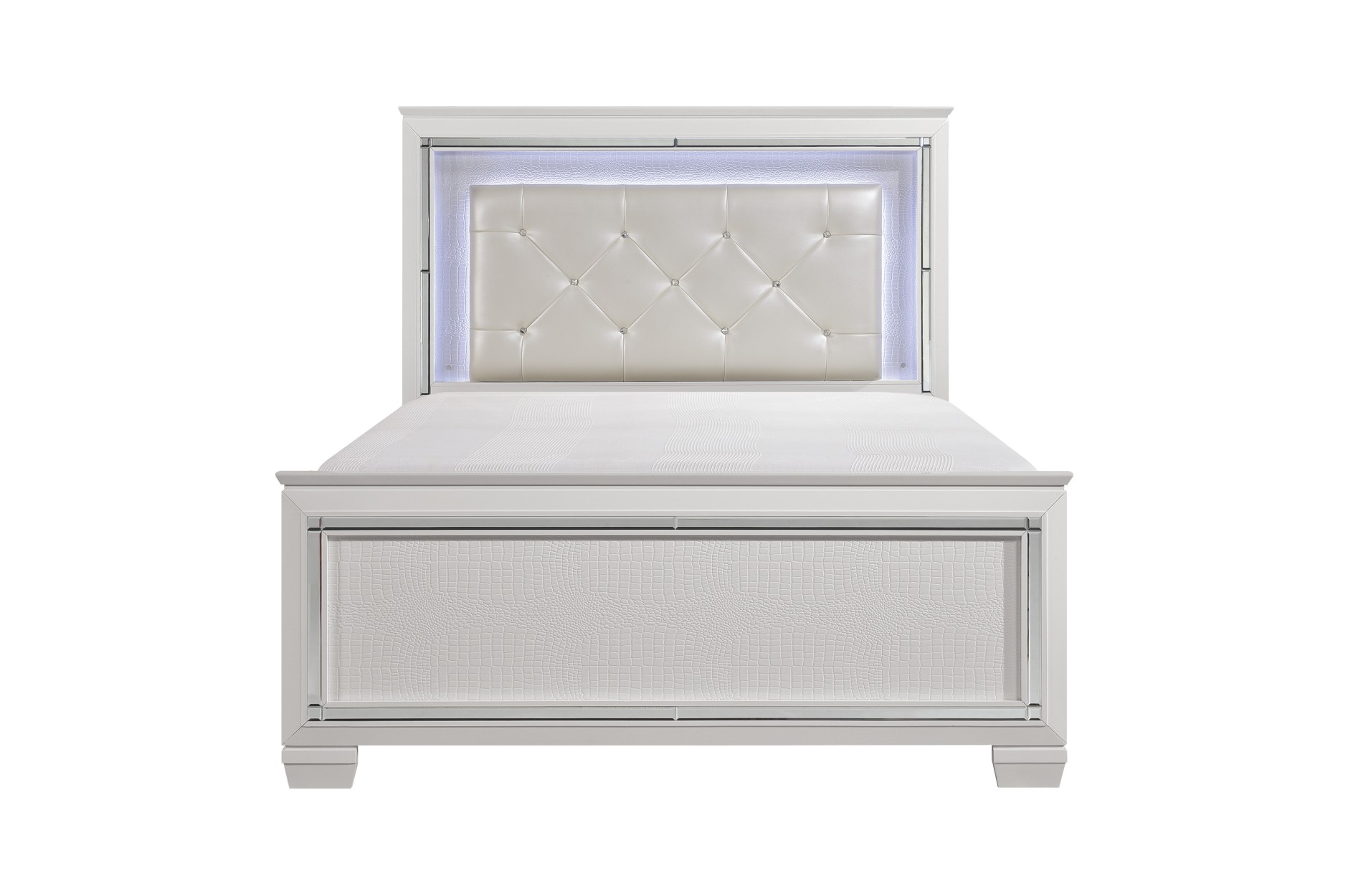 1916W Allura White Bedroom Set