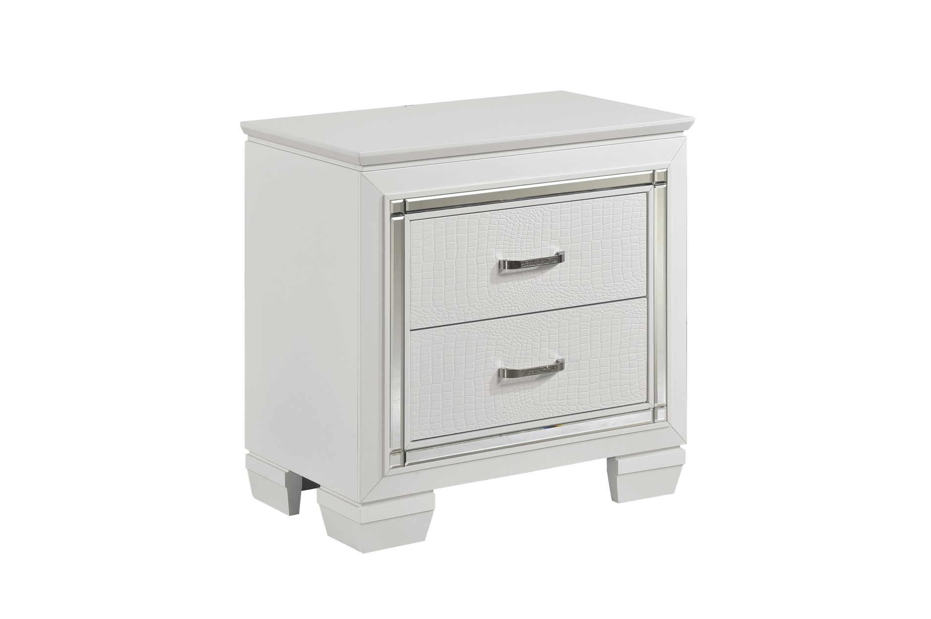 1916W Allura White Bedroom Set