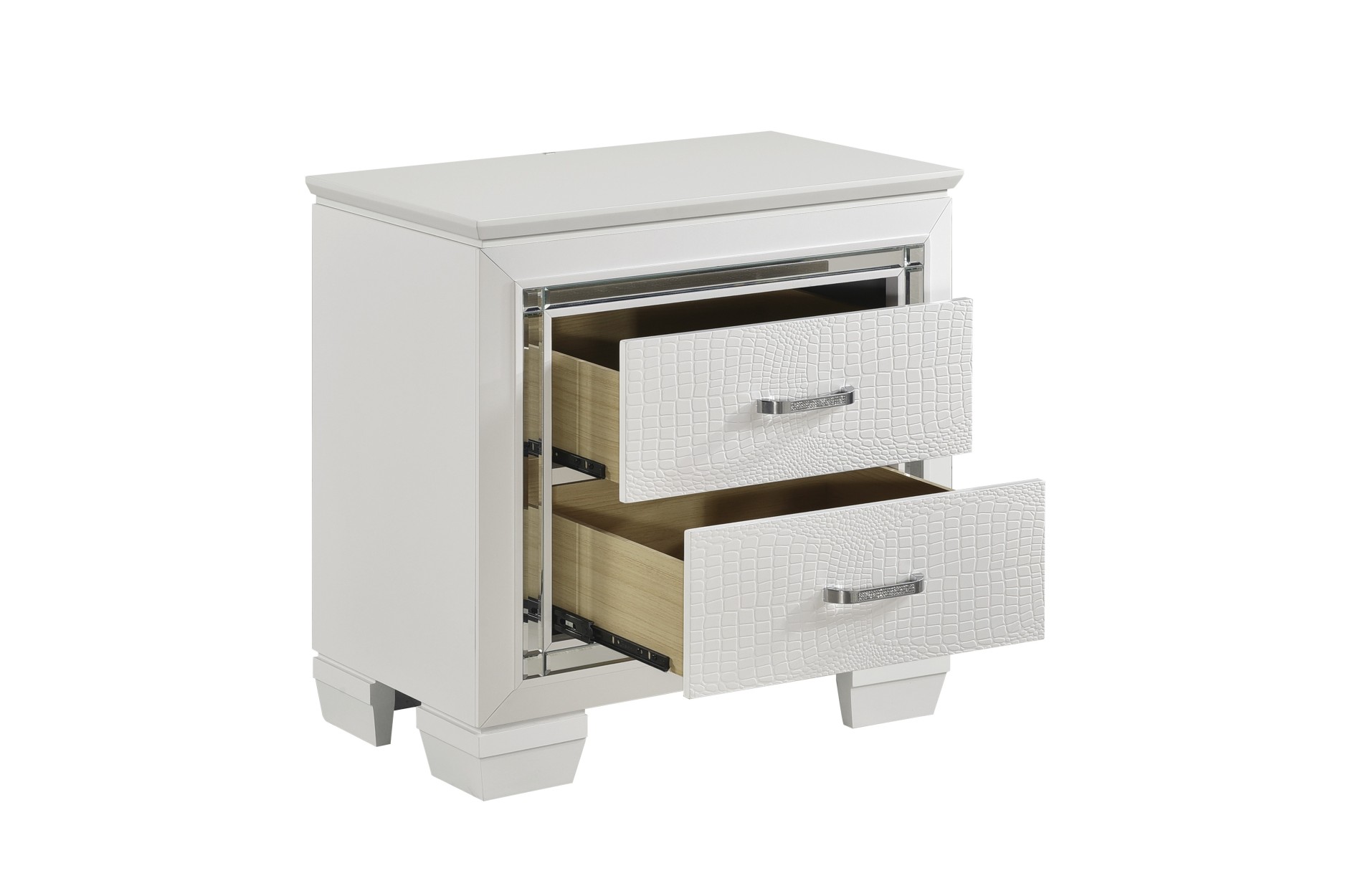 1916W Allura White Bedroom Set
