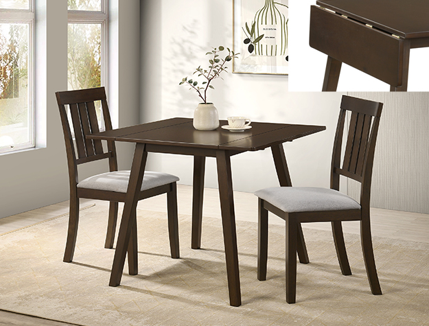 2164 Lino Drop Leaf 3-Piece Dining Set