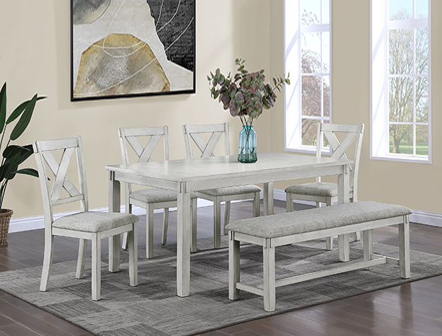 2321DW Clara Driftwood Dining Set
