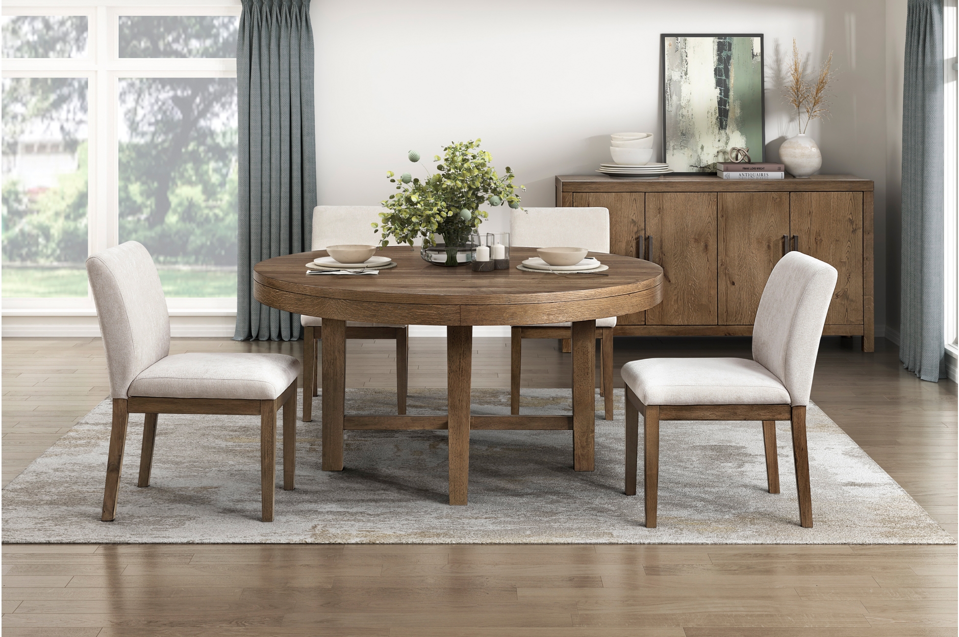 2447-60RD Matisse Round Dining Set