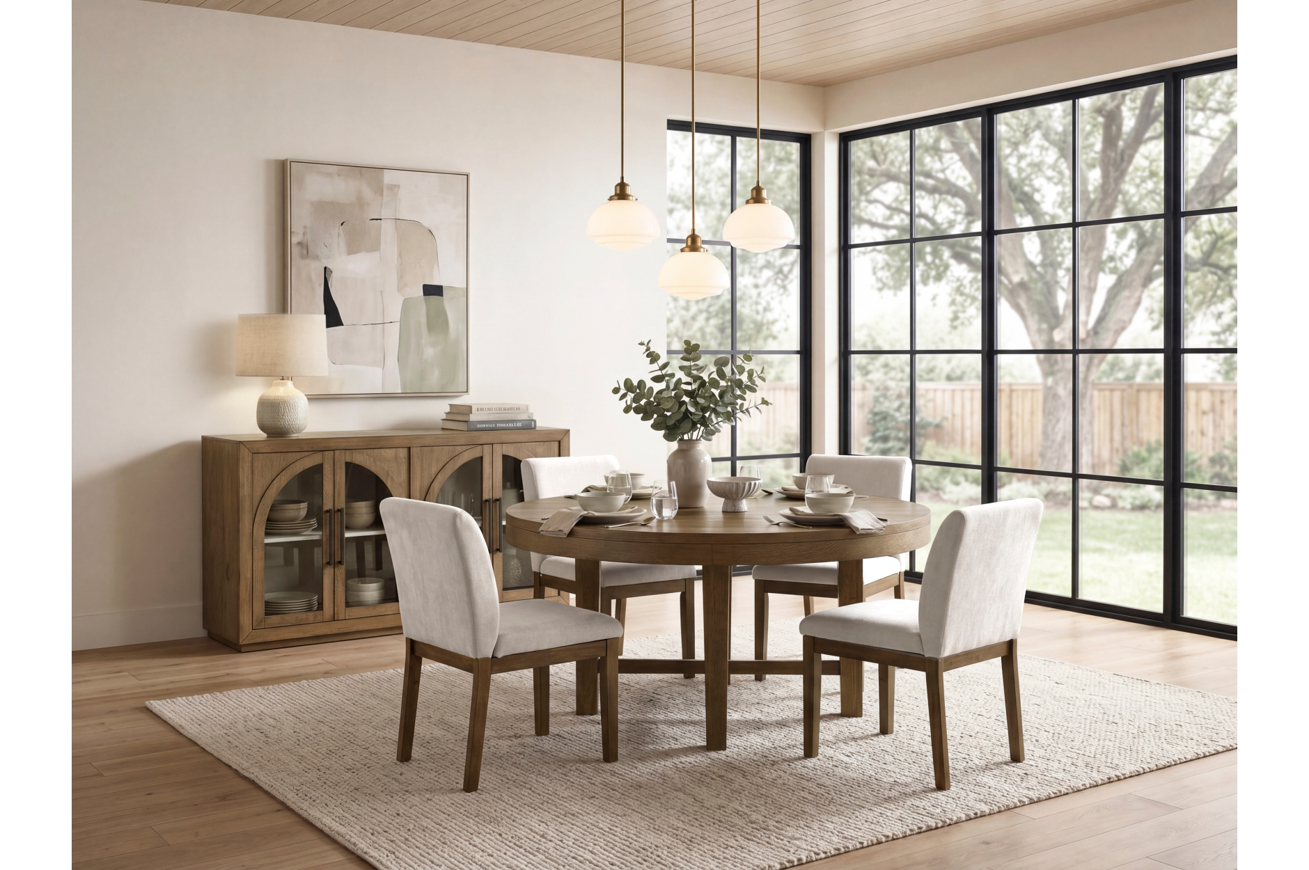 2447-60RD Matisse Round Dining Set