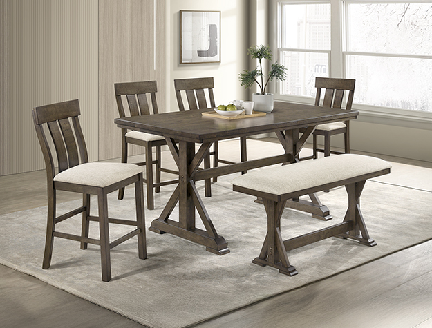 2837OT Lloyd Oat Counter Height Dining Set