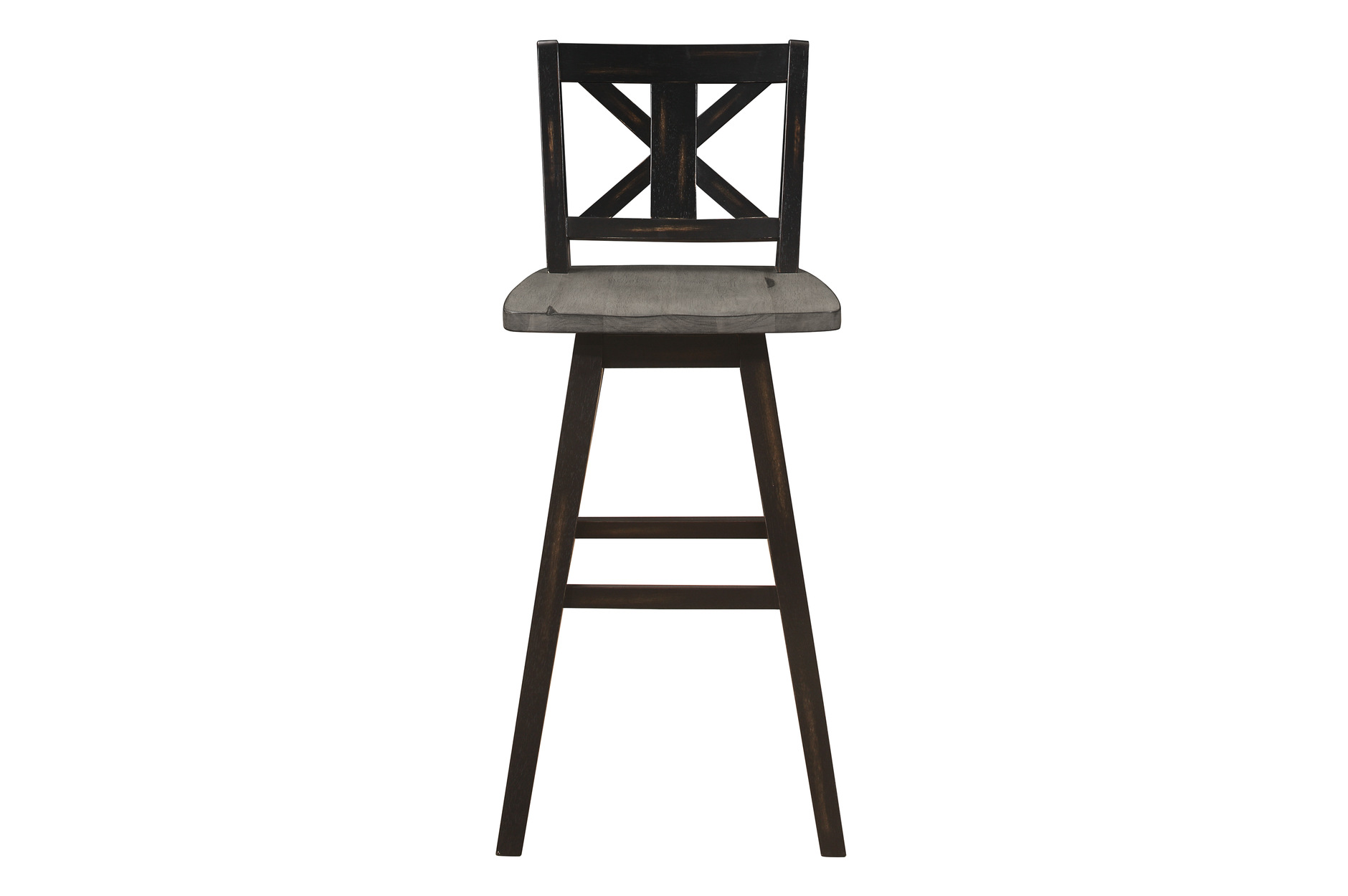 5602-24BK Amsonia Counter Height Dining Set with Black Swivel Chairs