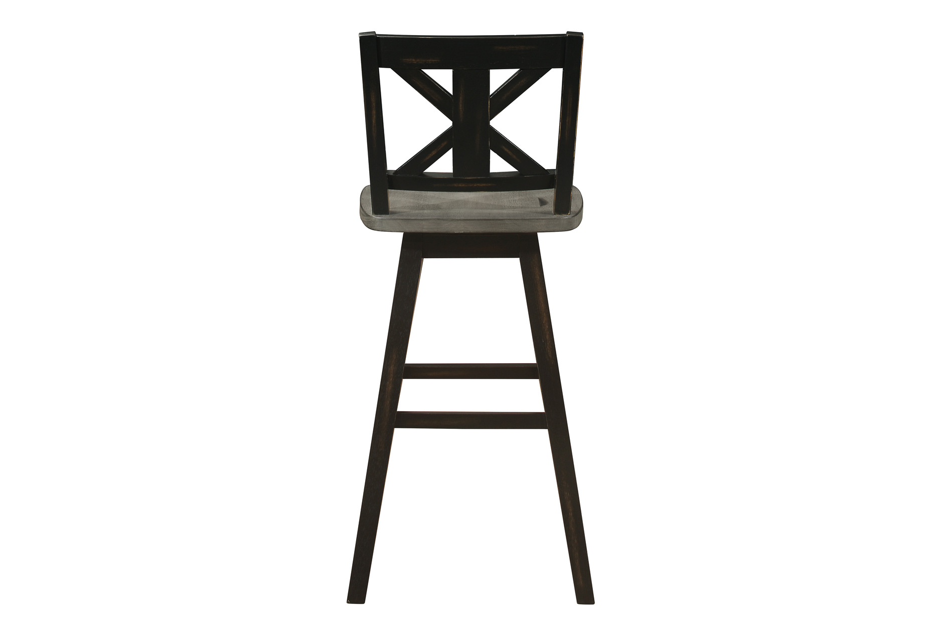 5602-24BK Amsonia Counter Height Dining Set with Black Swivel Chairs