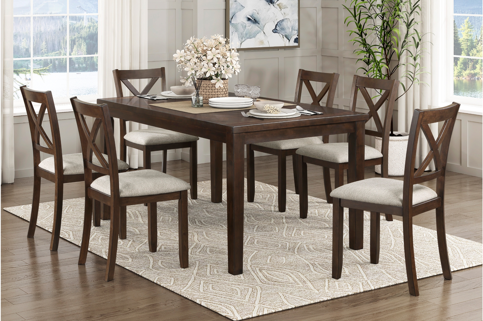 5905 Challis 7-Piece Dinette Set