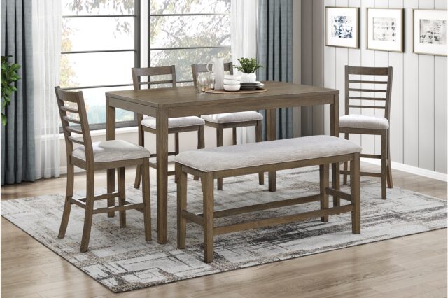 5987-36 Emilia 6-Piece Counter Height Set