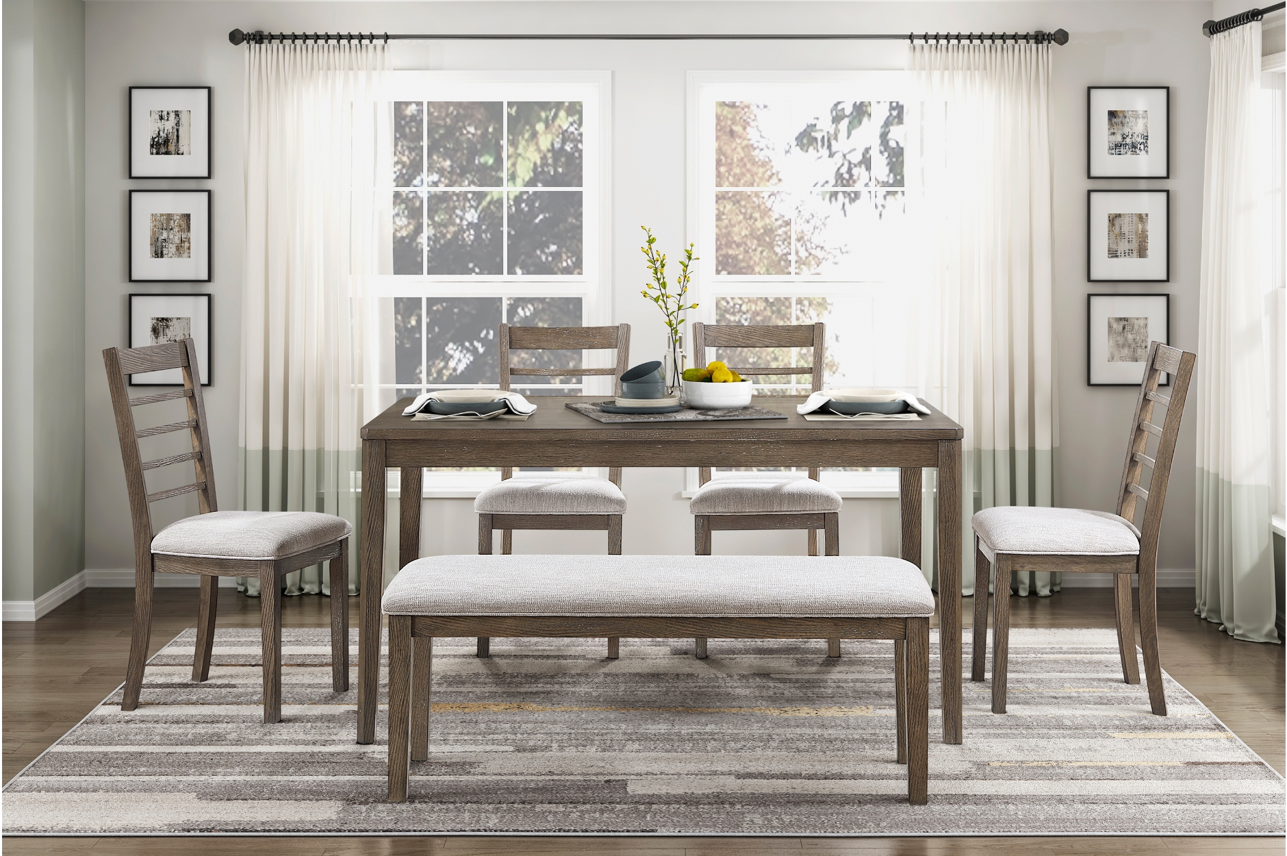 5987 Emilia 6-Piece Dining Set