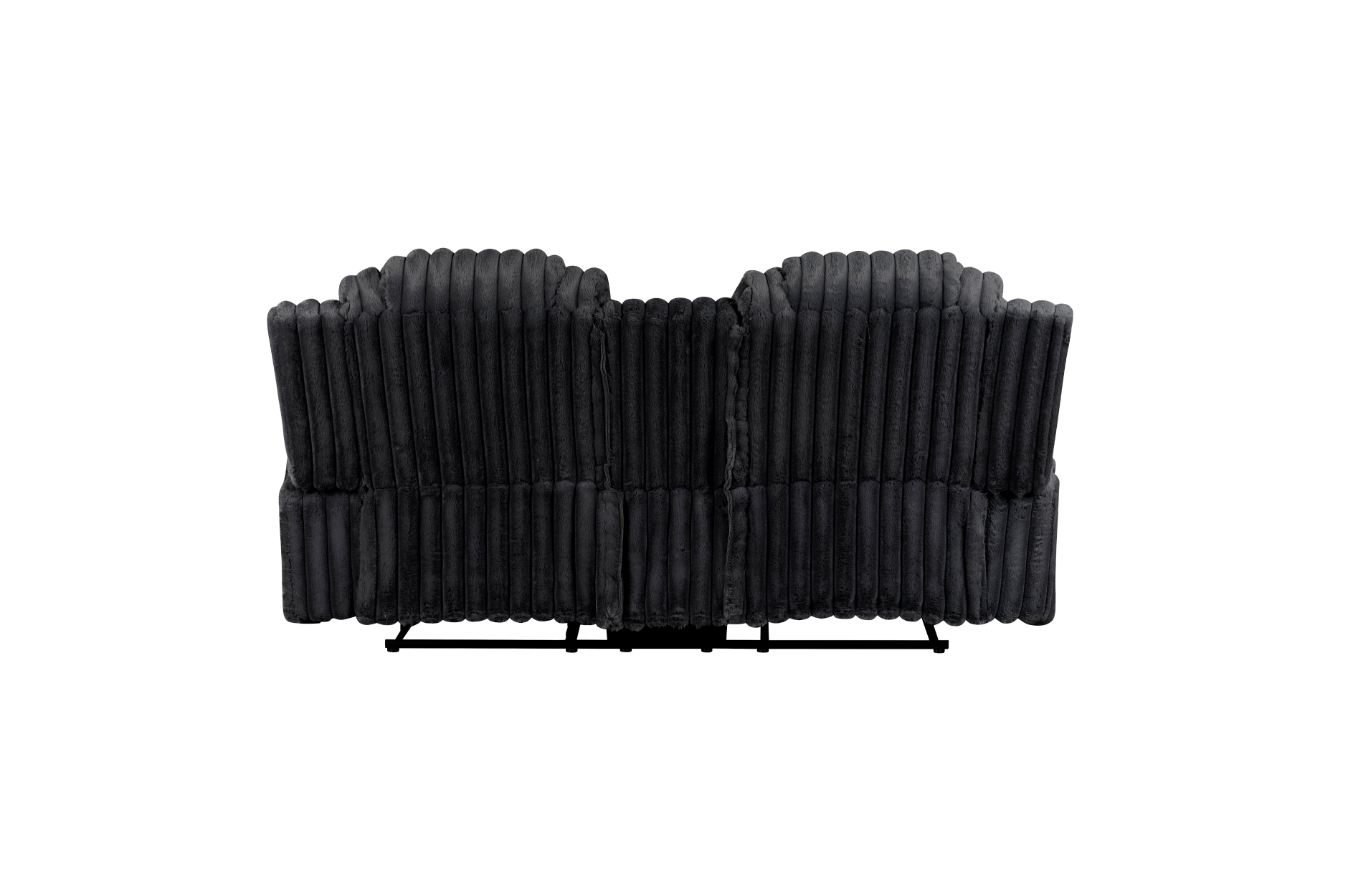 8348BLK Phyllis Black Reclining Sofa Set