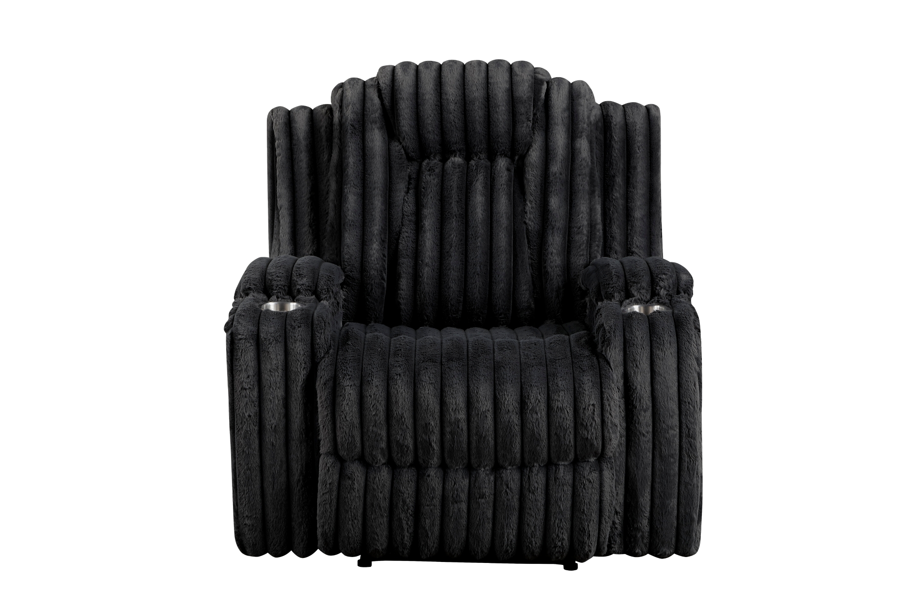 8348BLK Phyllis Black Reclining Sofa Set