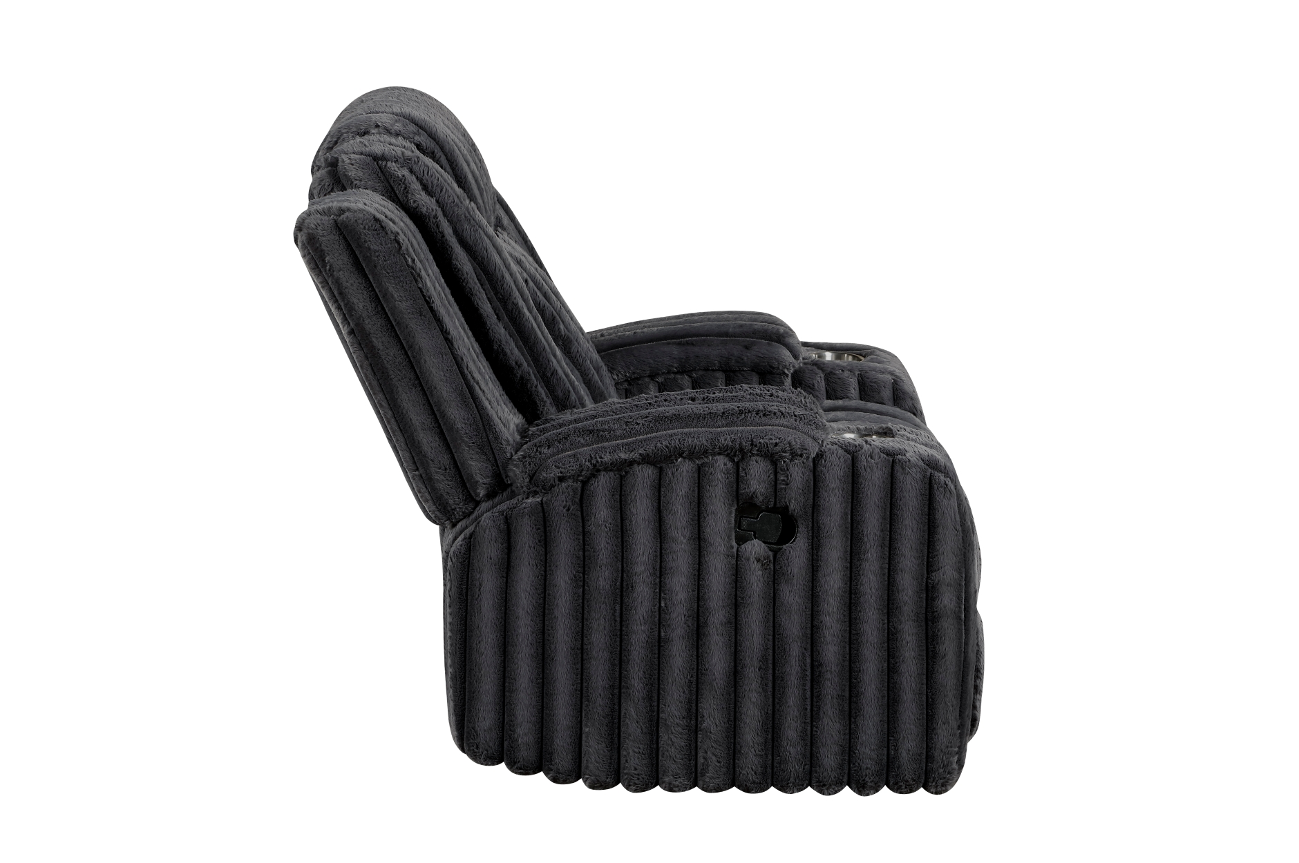 8348BLK Phyllis Black Reclining Sofa Set
