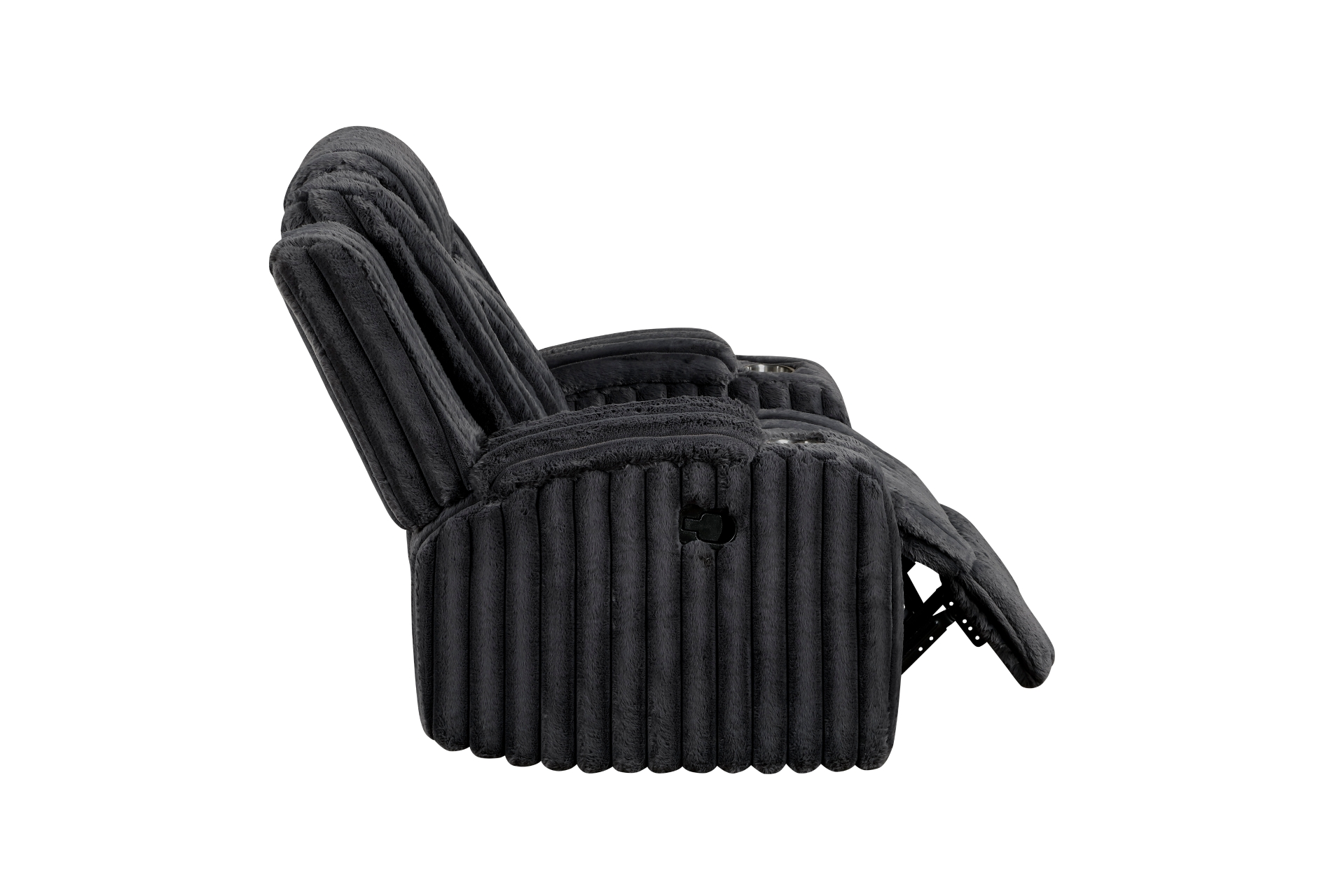 8348BLK Phyllis Black Reclining Sofa Set