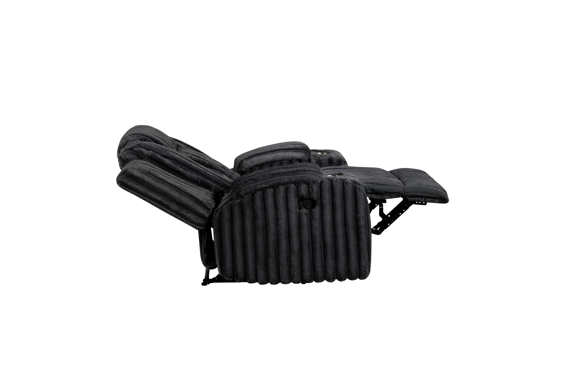 8348BLK Phyllis Black Reclining Sofa Set