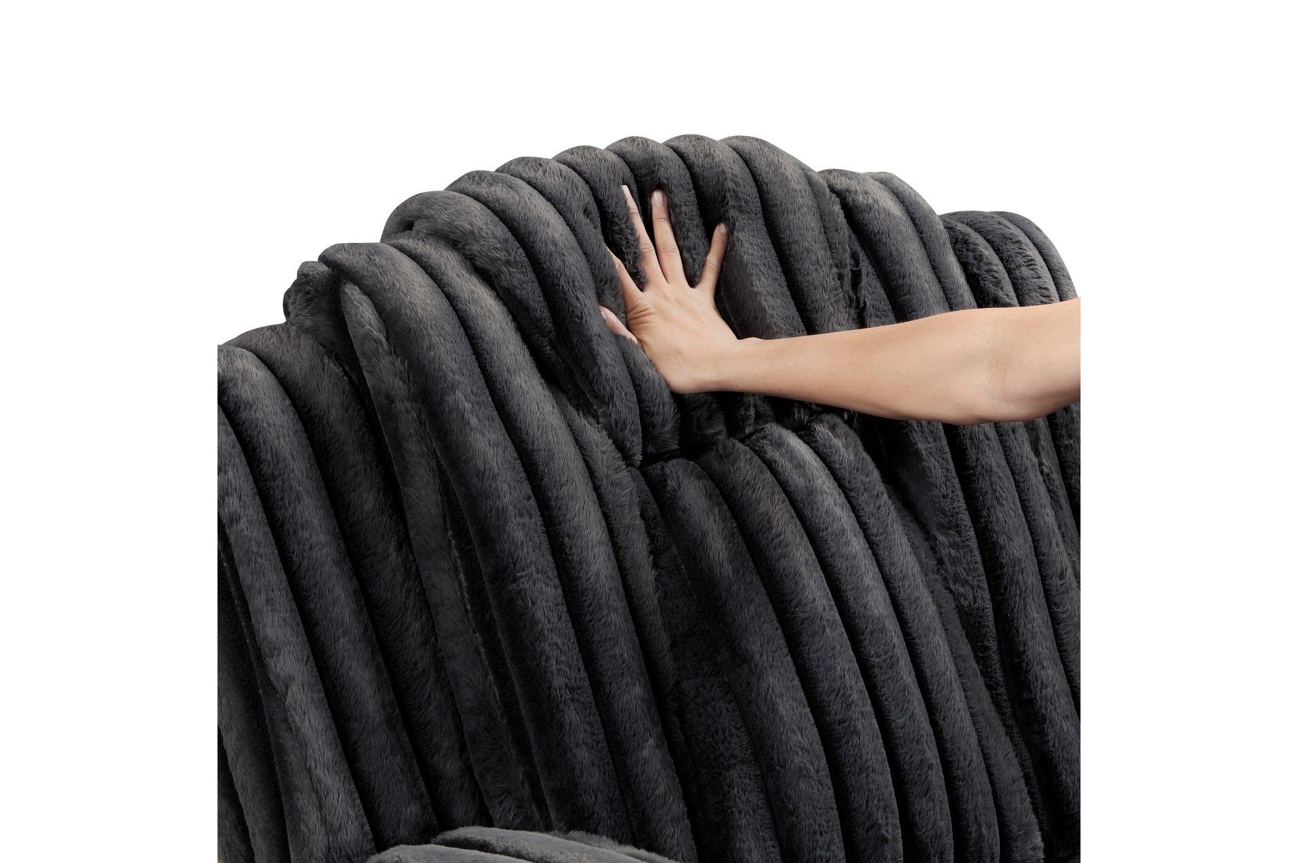 8348BLK Phyllis Black Reclining Sofa Set