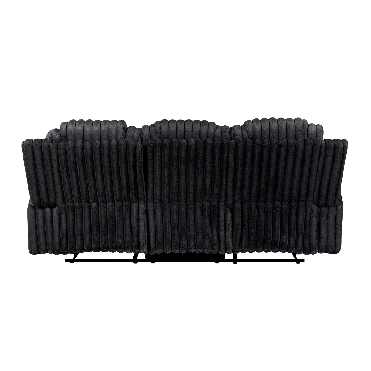 8348BLK Phyllis Black Reclining Sofa Set