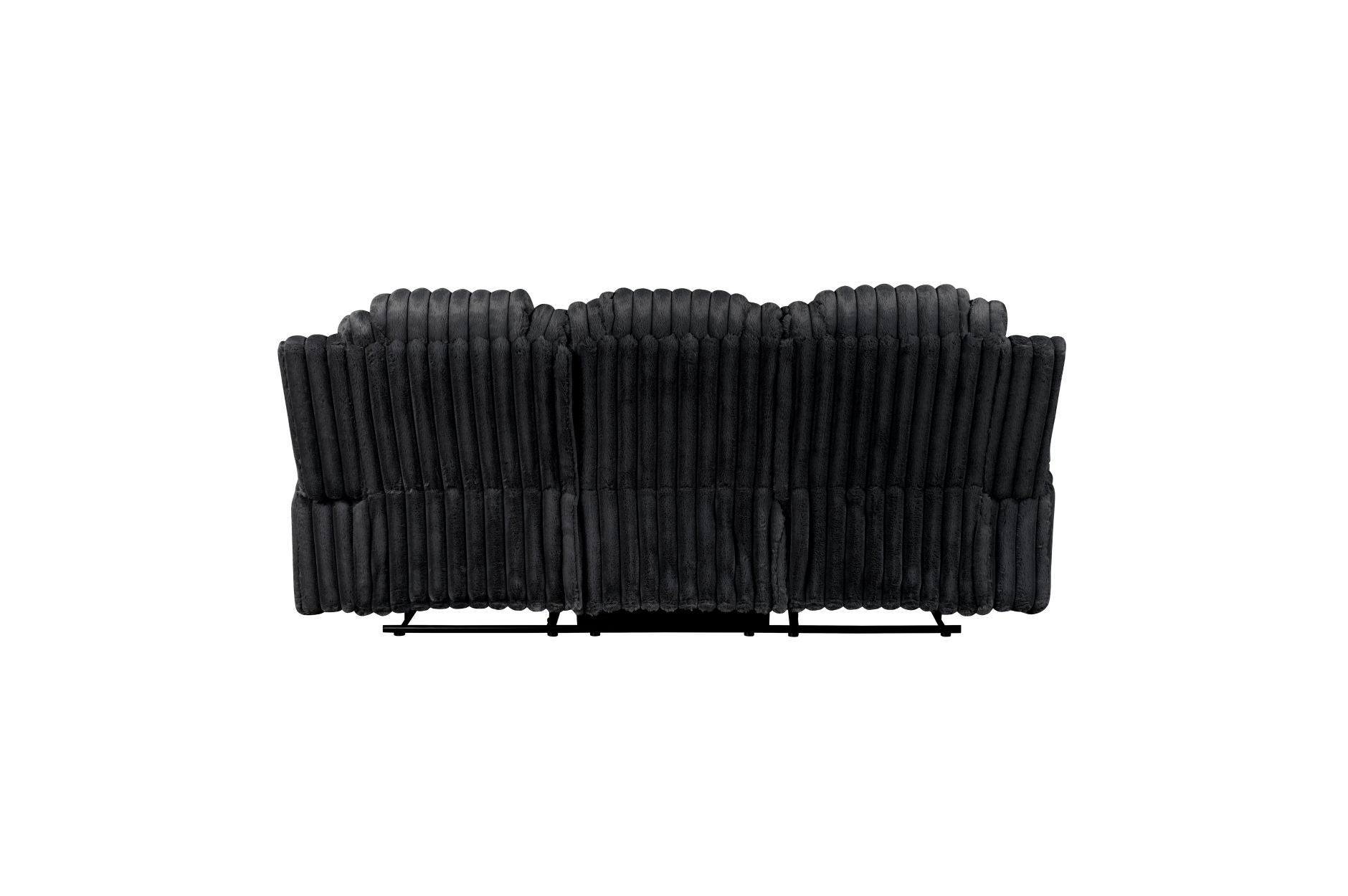 8348BLK Phyllis Black Reclining Sofa Set