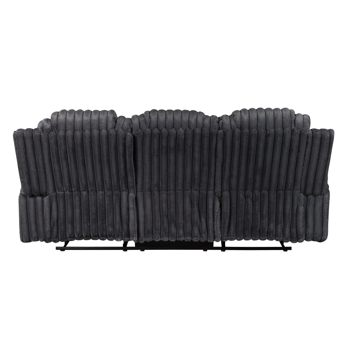 8348DGY Phyllis Dark Gray Reclining Sofa Set
