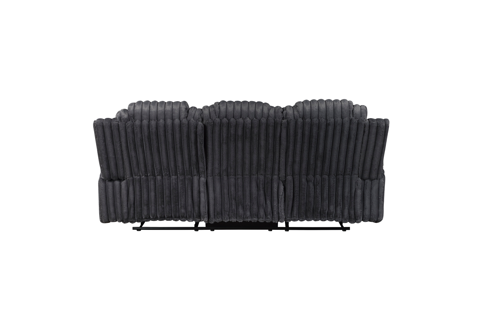 8348DGY Phyllis Dark Gray Reclining Sofa Set