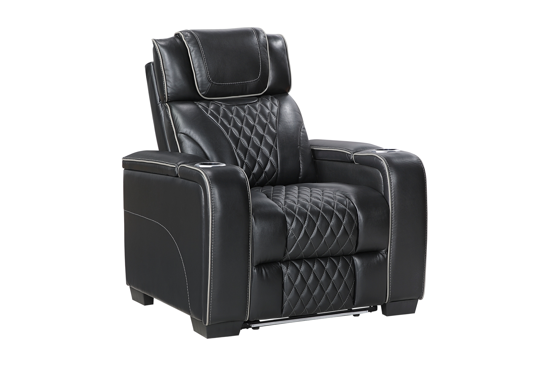 8449BK Apex Black Power Reclining Sofa Set