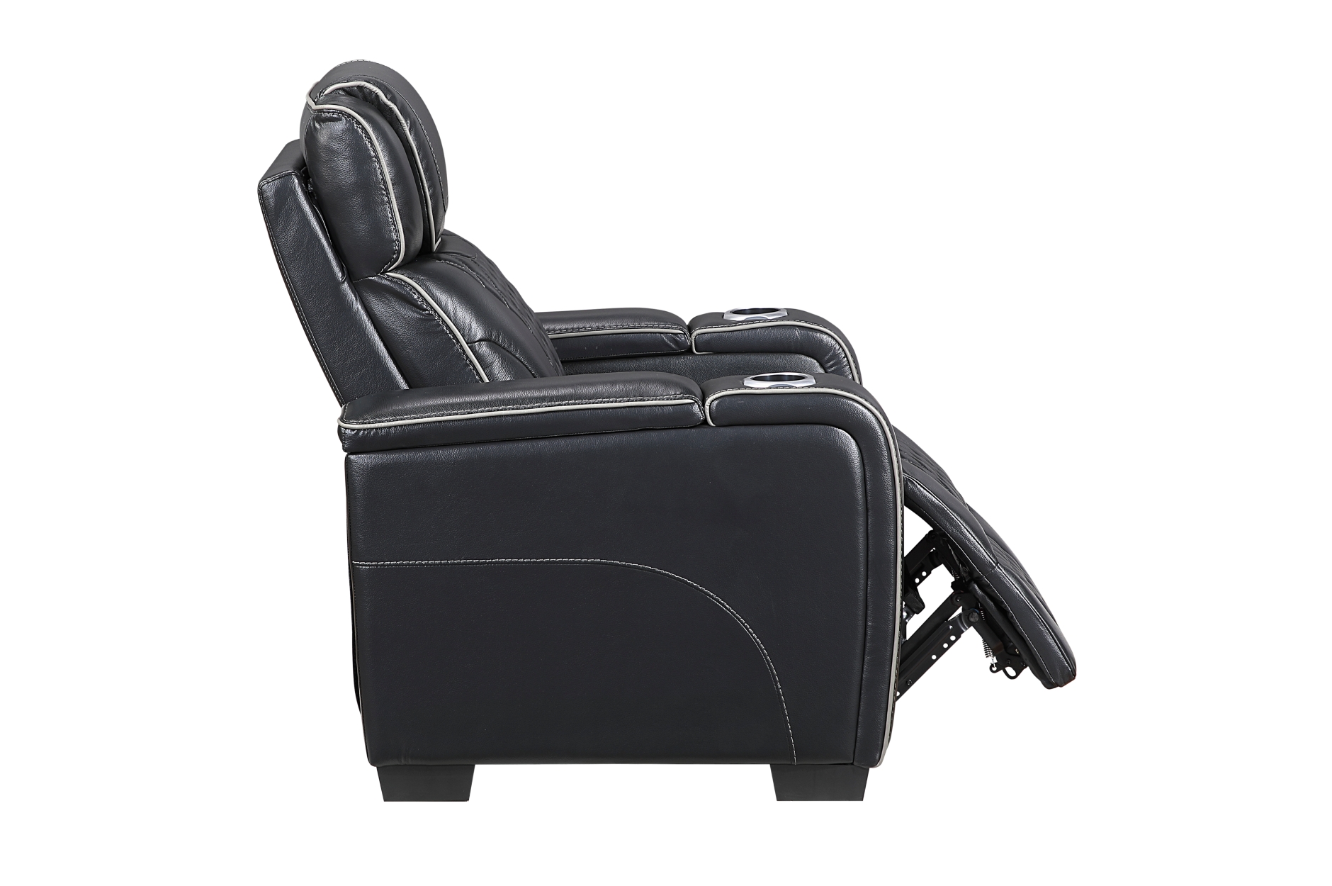 8449BK Apex Black Power Reclining Sofa Set