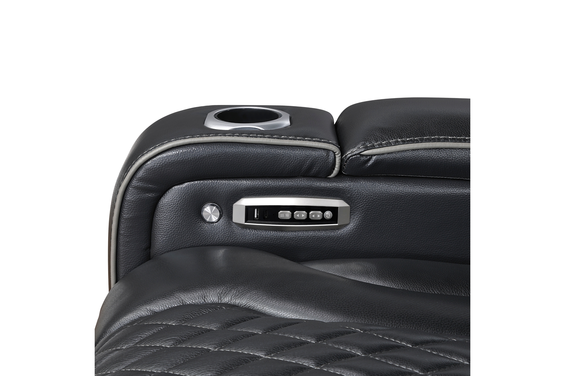 8449BK Apex Black Power Reclining Sofa Set