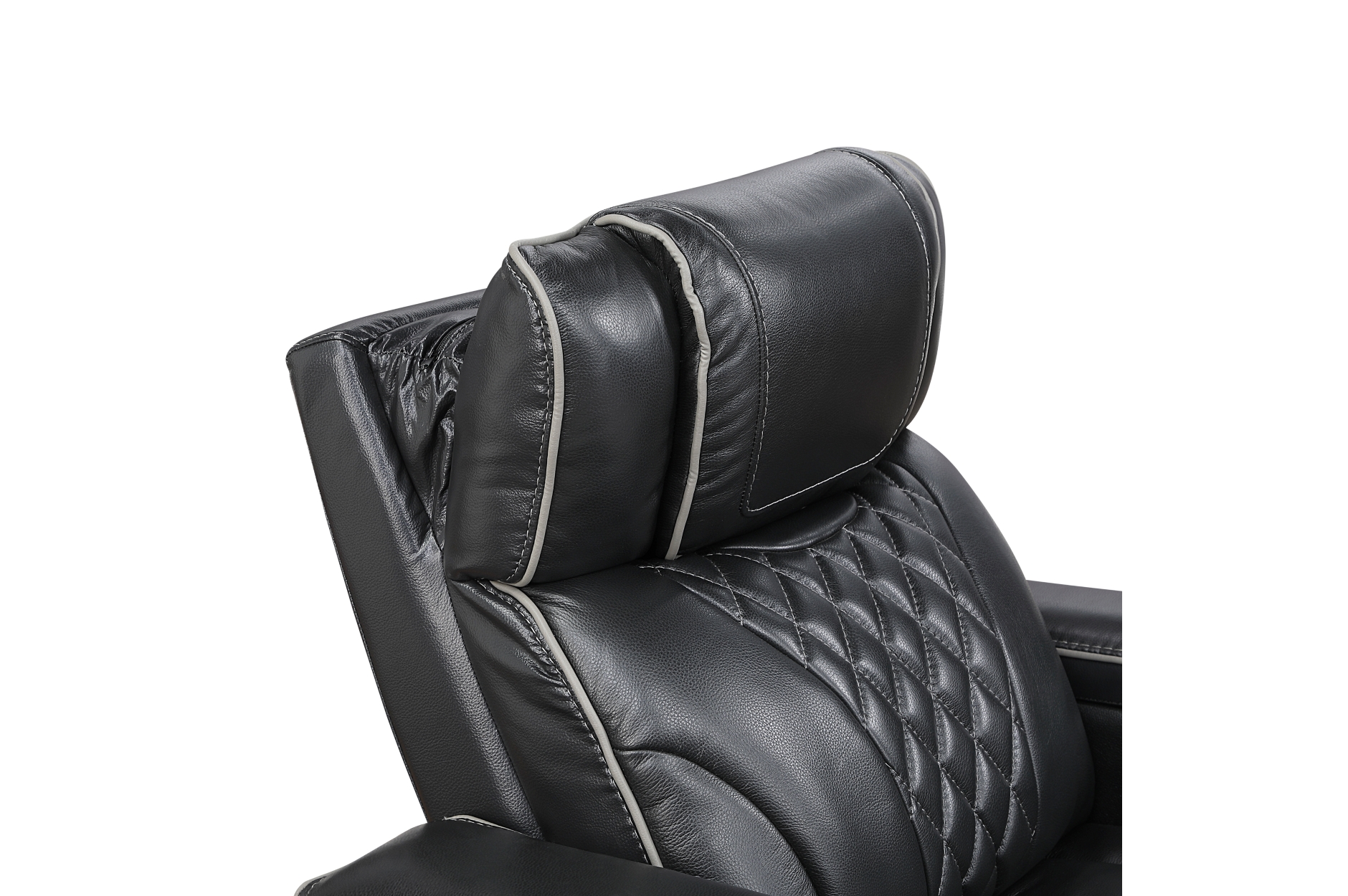 8449BK Apex Black Power Reclining Sofa Set
