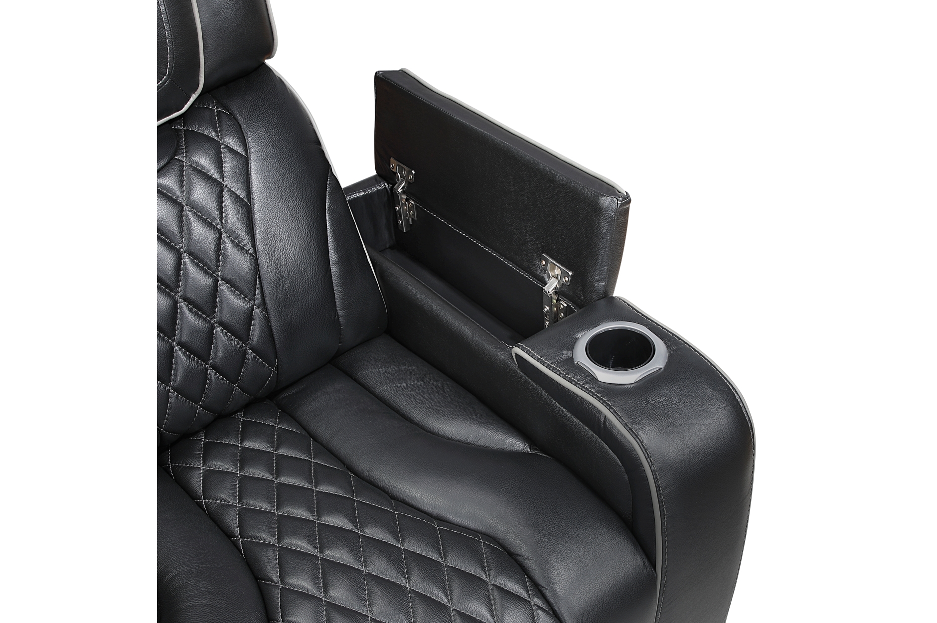 8449BK Apex Black Power Reclining Sofa Set